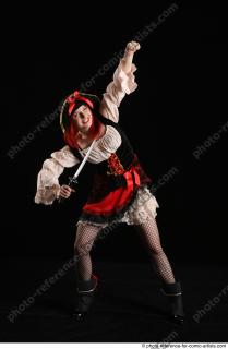 DARINA STANDING POSE KILLS THE ENEMY